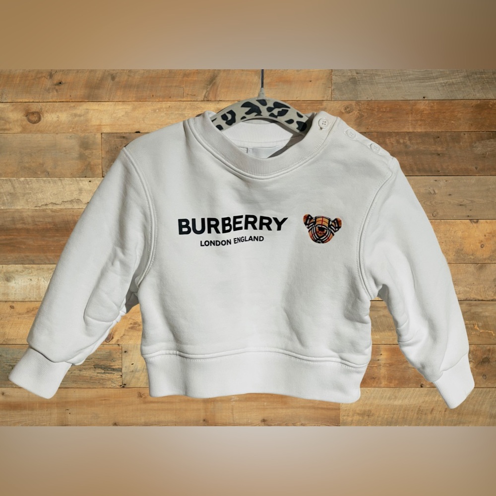 EUC Burberry Pullover Sweatshirt Size 12 months